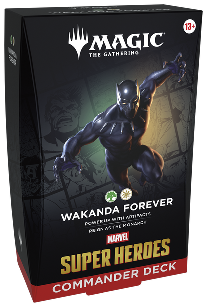 2026 Wizards Magic MTG Marvel Super Heroes Commander Deck Case