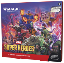 2026 Wizards Magic MTG Marvel Super Heroes Villains Unleashed Scene Box