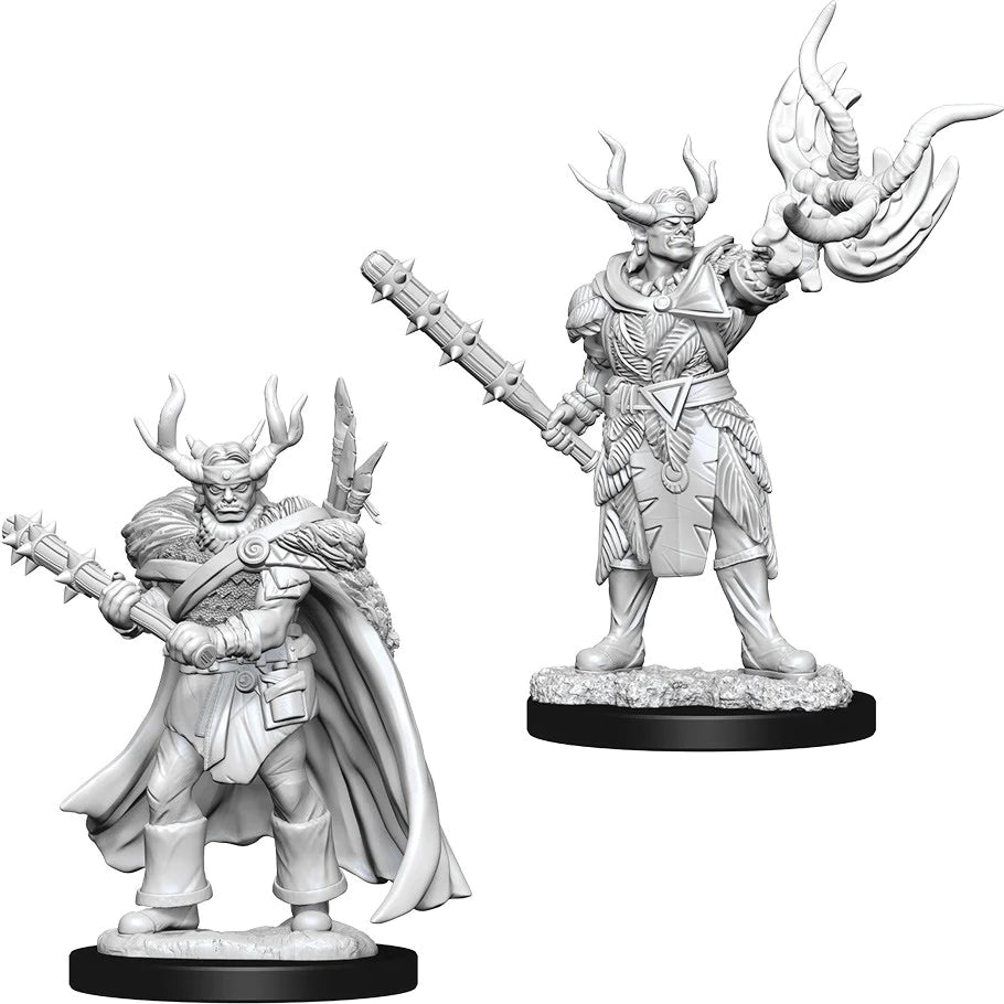 Pathfinder Battles Miniatures - Unpainted: Half-Orc Druid