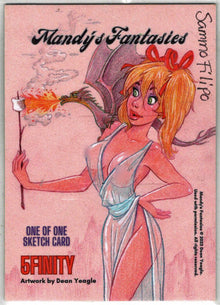 Mandy's Fantasies 5finity 2023 Sketch Card by Sammo Filipo