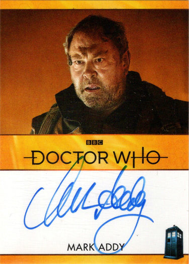 2022 Doctor Who Series 11 & 12 Mark Addy Bordered Autograph Card