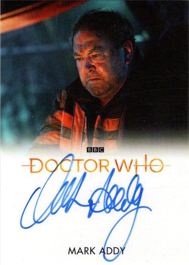 2022 Doctor Who Series 11 & 12 Mark Addy Full Bleed Autograph Card