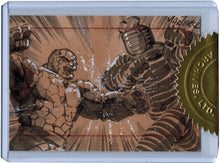 Marvel Bronze Age Sketch Card by Warren Martineck of The Thing 6 Case Incentive