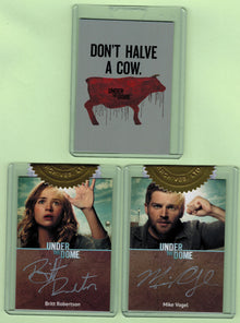 2014 Rittenhouse Under the Dome Master Set with 25 Autograph Cards
