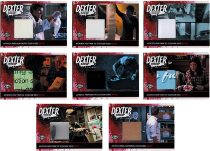 Dexter Season 4 Master Set with 4 Autograph (Hall, Lithgow), 17 Costume & 8 Prop Cards