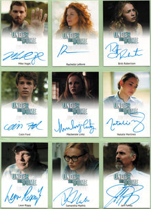 2014 Rittenhouse Under the Dome Master Set with 25 Autograph Cards