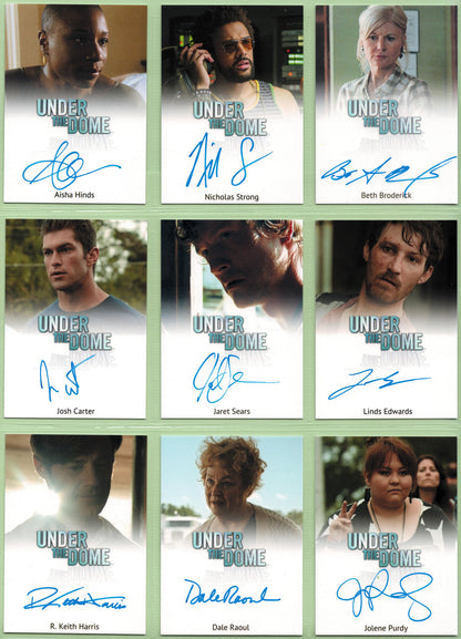 2014 Rittenhouse Under the Dome Master Set with 25 Autograph Cards