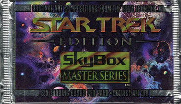 Skybox Master Series Star Trek Edition Factory Sealed Trading Card Pack