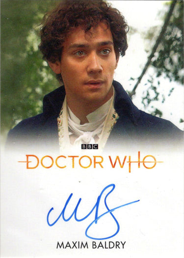 2022 Doctor Who Series 11 & 12 Maxim Baldry Full Bleed Autograph Card