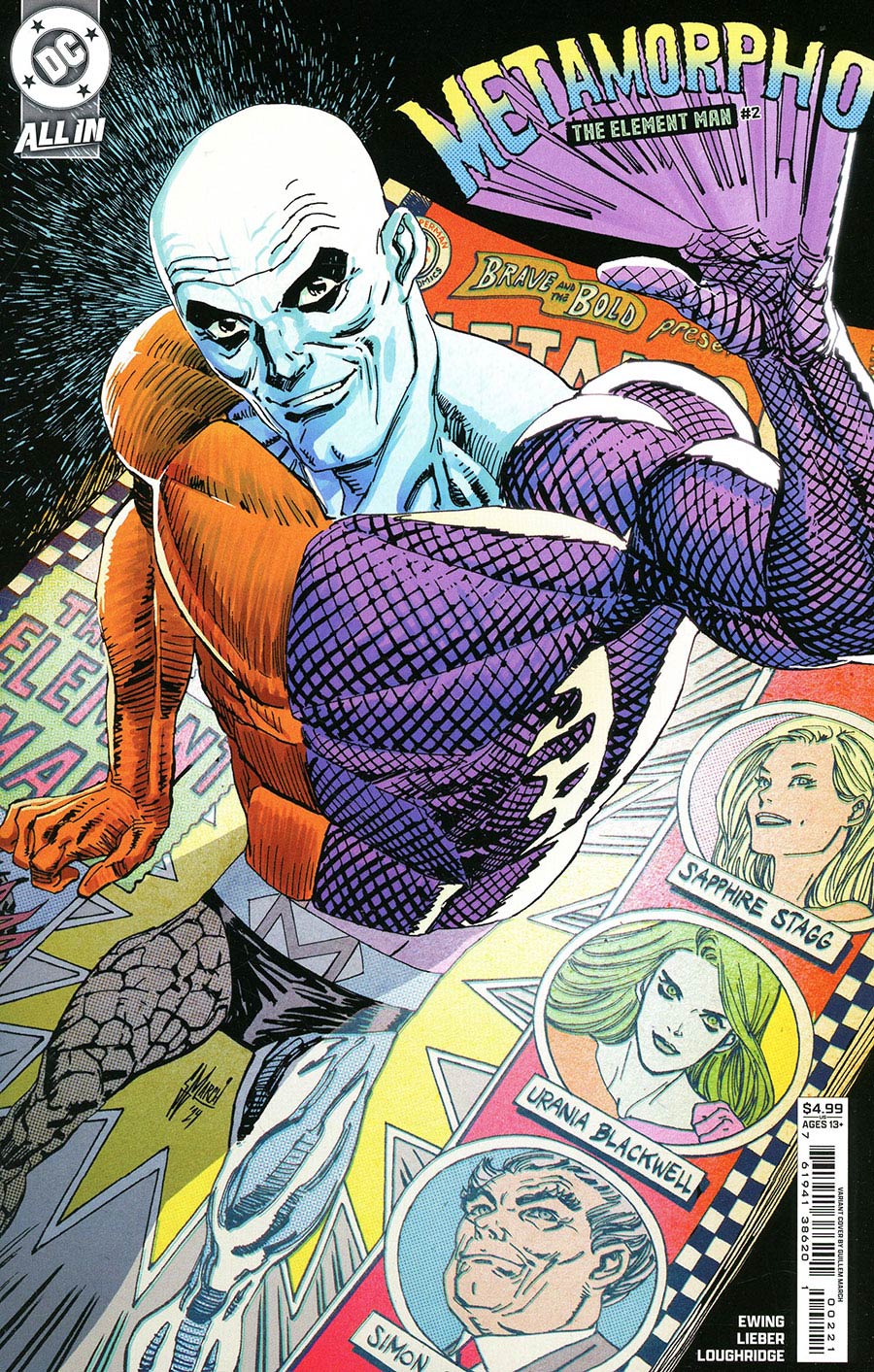 Metamorpho The Element Man #2 Cover B Guillem March Card Stock Variant