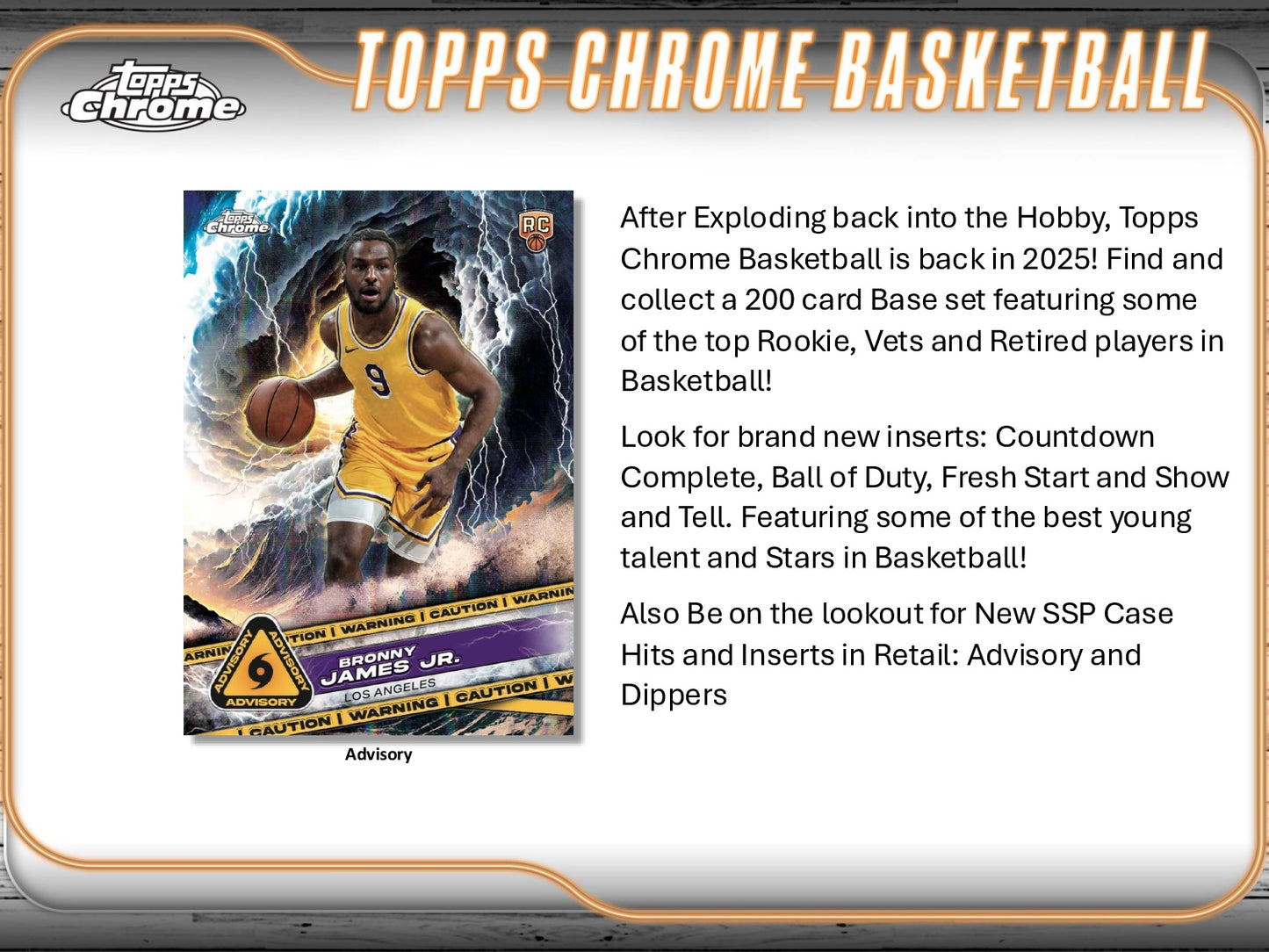 2024-25 Topps Chrome Basketball Monster Mega Box