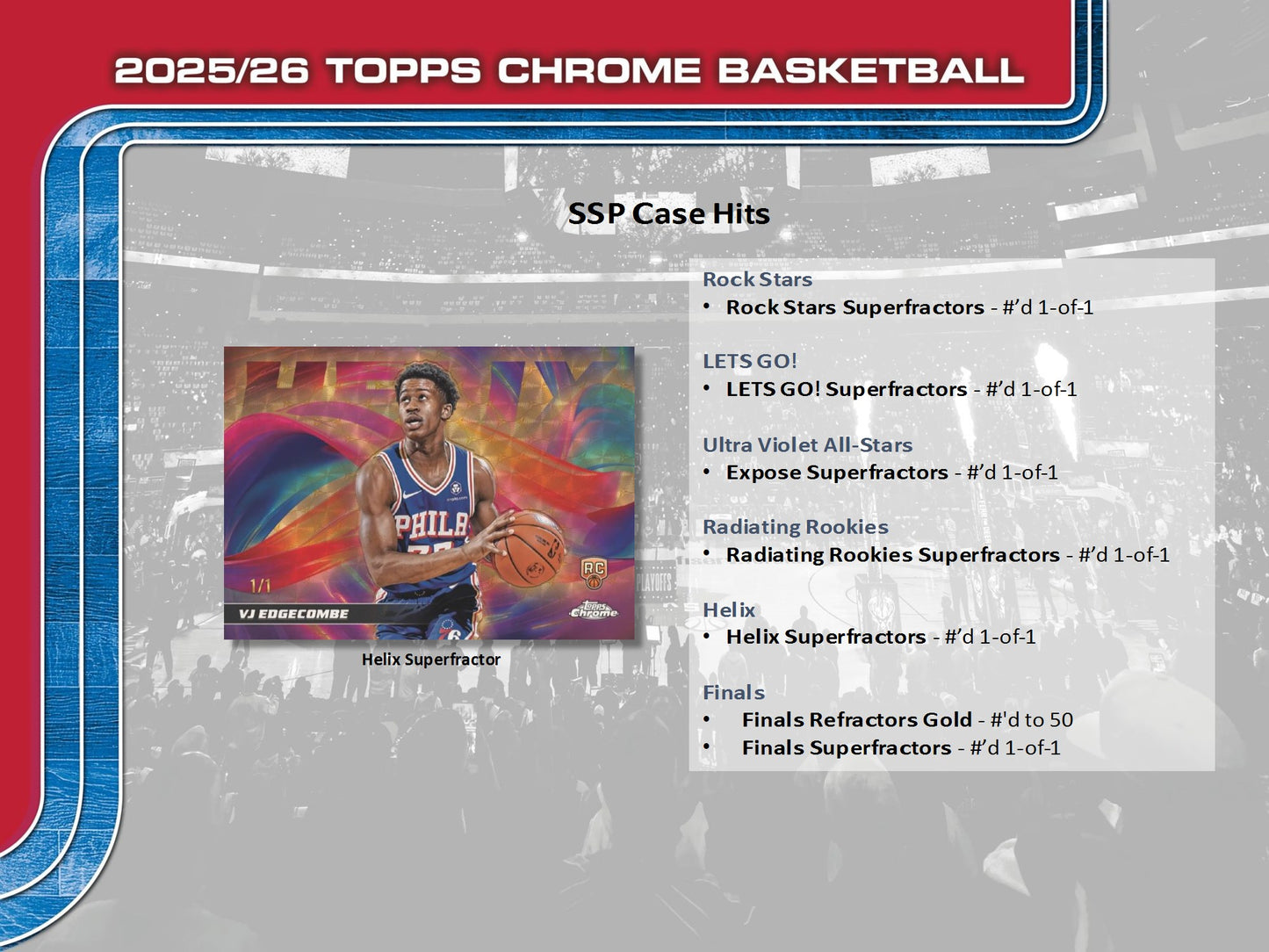 2025-26 Topps Chrome NBA Basketball Hobby Box