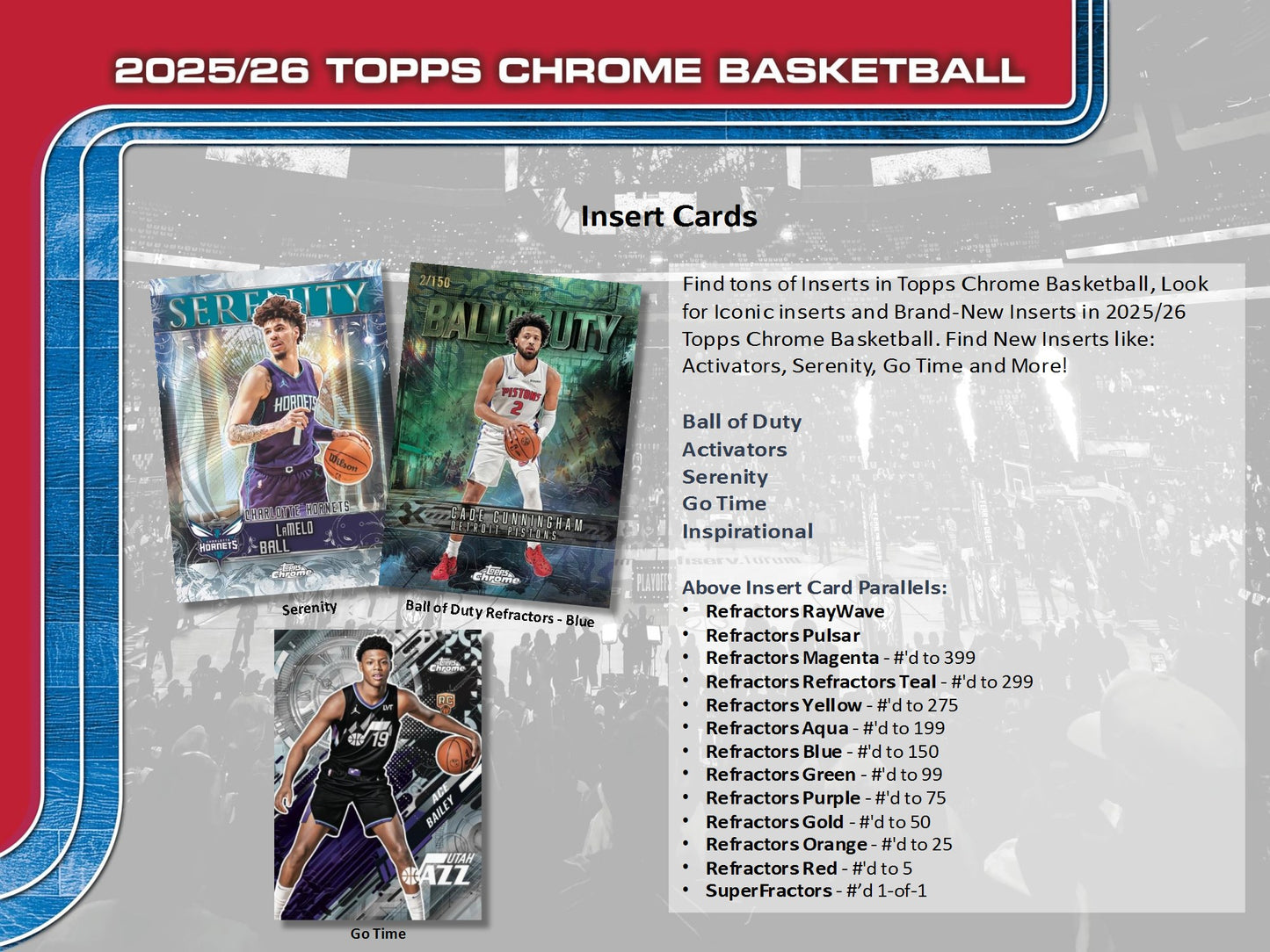 2025-26 Topps Chrome NBA Basketball Mega Box