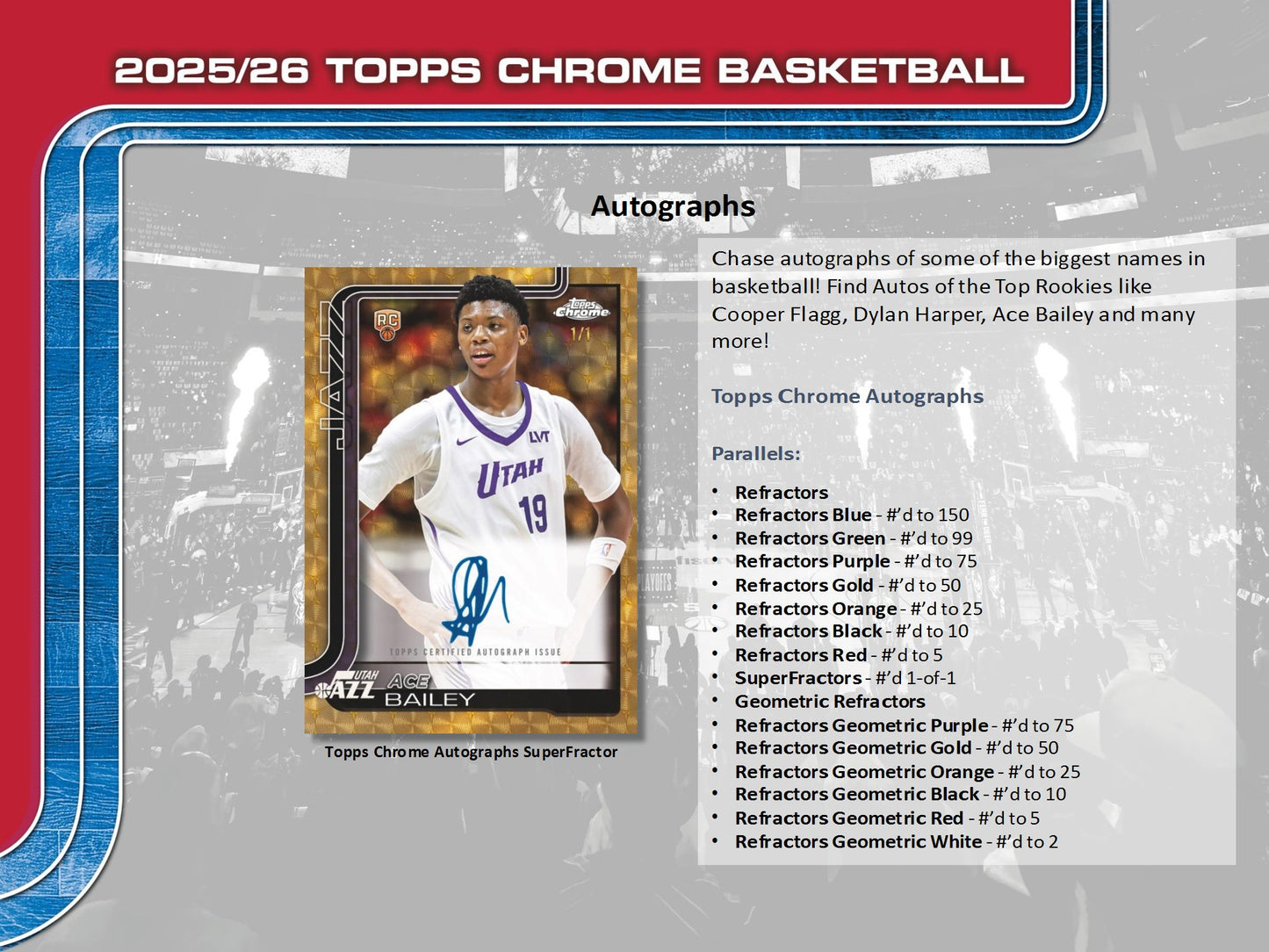 2025-26 Topps Chrome NBA Basketball Value Box