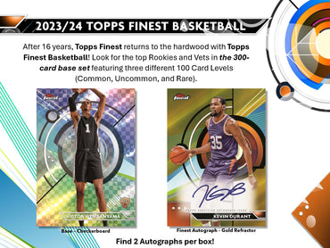 2023-24 Topps Finest Basketball Hobby Box  ***PRE-ORDER***