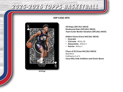2025-26 Topps NBA Basketball Value Blaster Box