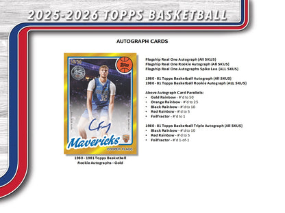 2025-26 Topps NBA Basketball Value Blaster Box