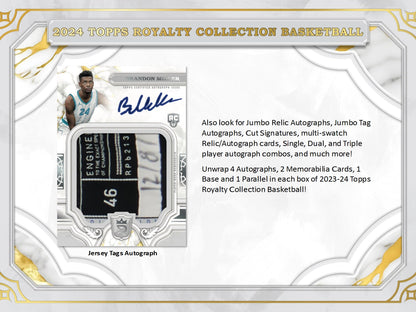 2023-24 Topps Royalty Basketball Hobby Box