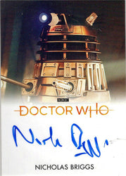 2022 Doctor Who Series 11 & 12 Nicholas Briggs Full Bleed Autograph Card-Daleks