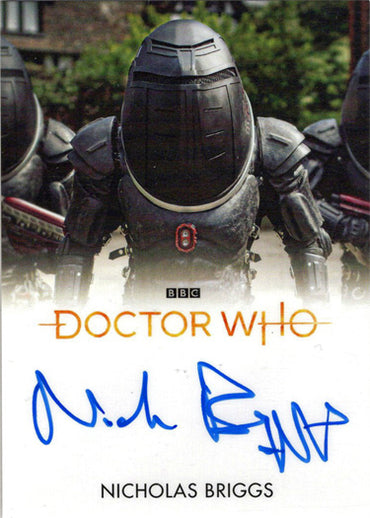 2022 Doctor Who Series 11 & 12 Nicholas Briggs Full Bleed Autograph Card-Judoon