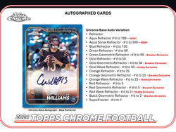 2024 Topps Chrome NFL Football Hobby Box