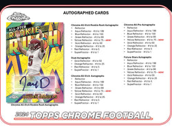 2024 Topps Chrome NFL Football Mega Box