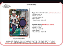 2024 Topps Chrome NFL Football Mega Box