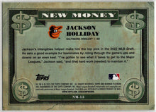 Bowman Platinum Baseball 2023 New Money Green Foil Insert Card NM13 Holliday /99