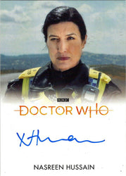 2022 Doctor Who Series 11 & 12 Nasreen Hussain Full Bleed Autograph Card