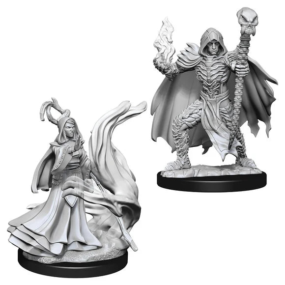 Pathfinder Battles Deep Cuts Miniatures - Unpainted: Necromancers