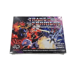 2024 Dynamite Transformers 40th Anniversary Trading Cards Blaster Box