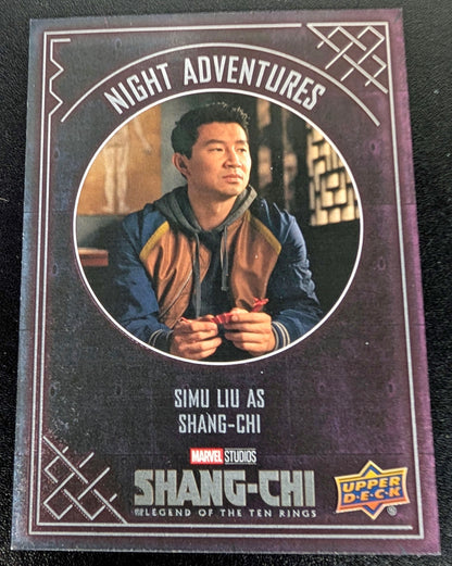 2022 Upper Deck Marvel Shang-Chi Complete 10 Card Night Adventures Set NA-1 to NA-10