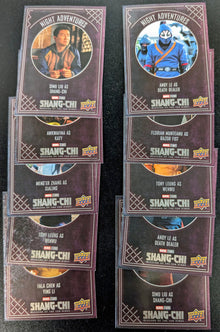 2022 Upper Deck Marvel Shang-Chi Complete 10 Card Night Adventures Set NA-1 to NA-10