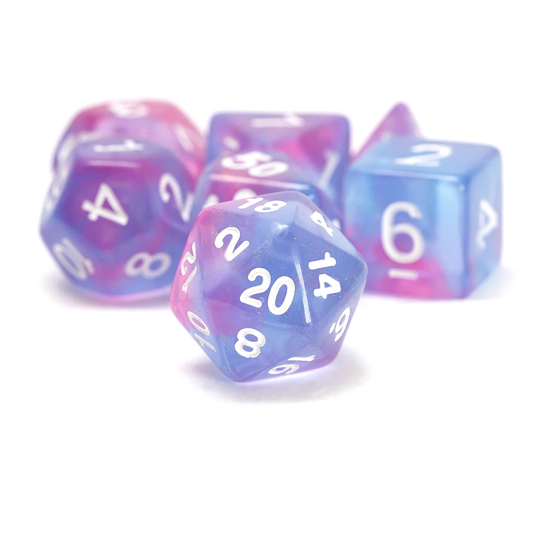 Sirius Dice - Unearthed Treasure: Opal 7-Piece Polyhedral RPG Dice Set
