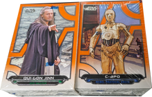 Topps 2017 Star Wars Galactic Files Reborn Complete Orange Parallel Card Set (200 Cards)