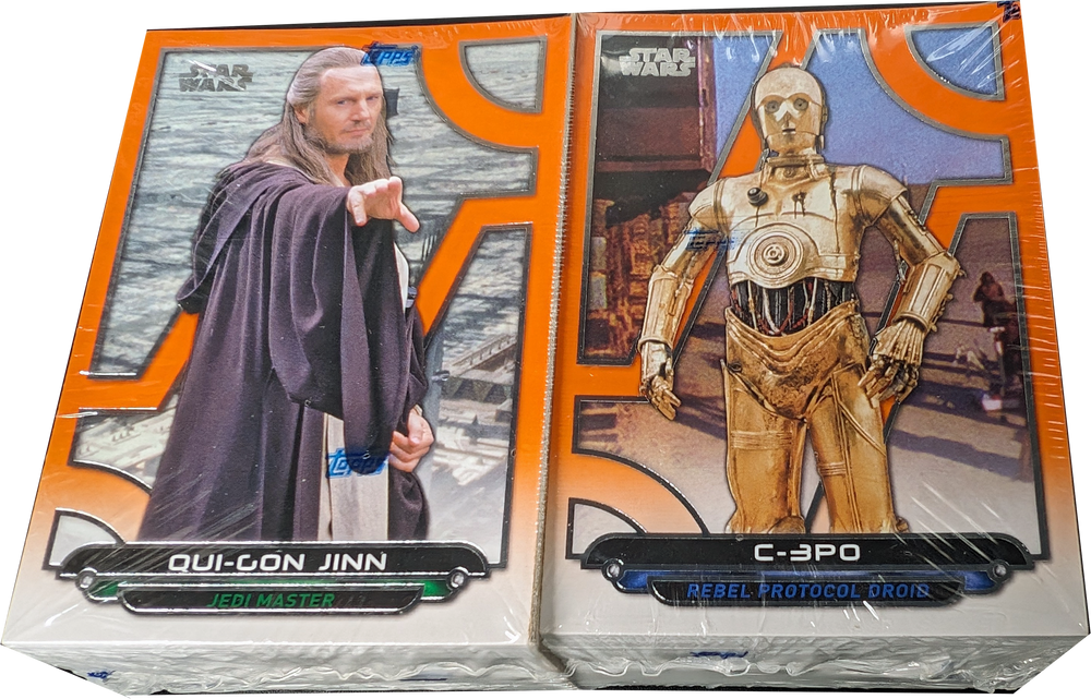 Topps 2017 Star Wars Galactic Files Reborn Complete Orange Parallel Card Set (200 Cards)