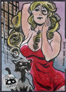 Pillow & Lucky 5finity 2023 Sketch Card David Lee V1