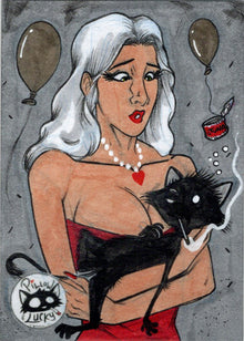 Pillow & Lucky 5finity 2023 Sketch Card Elson Jr. Art V3