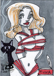 Pillow & Lucky 5finity 2023 Sketch Card Jme Foronda V1