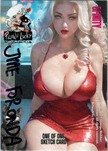 Pillow & Lucky 5finity 2023 Sketch Card Jme Foronda V3