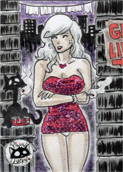 Pillow & Lucky 5finity 2023 Sketch Card Limuel Pinzon V2