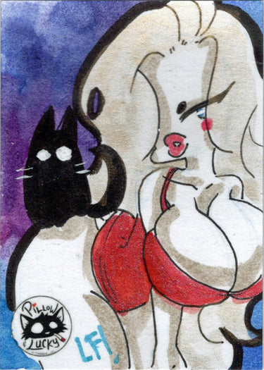Pillow & Lucky 5finity 2023 Sketch Card Lucy Fidelis V1