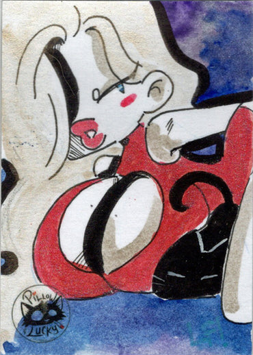 Pillow & Lucky 5finity 2023 Sketch Card Lucy Fidelis V2