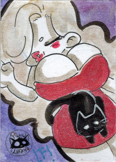 Pillow & Lucky 5finity 2023 Sketch Card Lucy Fidelis V3