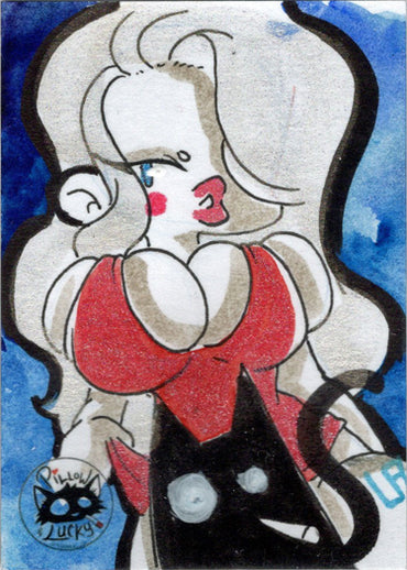 Pillow & Lucky 5finity 2023 Sketch Card Lucy Fidelis V4