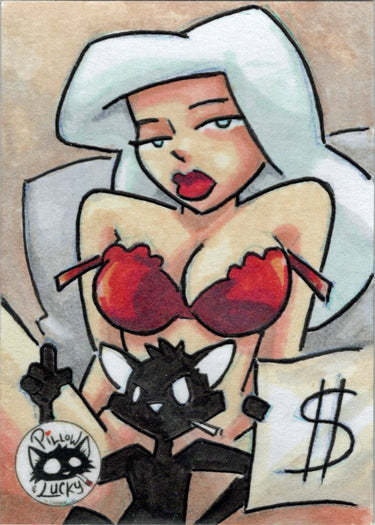 Pillow & Lucky 5finity 2023 Sketch Card Paul Hill V2