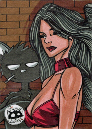 Pillow & Lucky 5finity 2023 Sketch Card Ulisses Gabriel V1