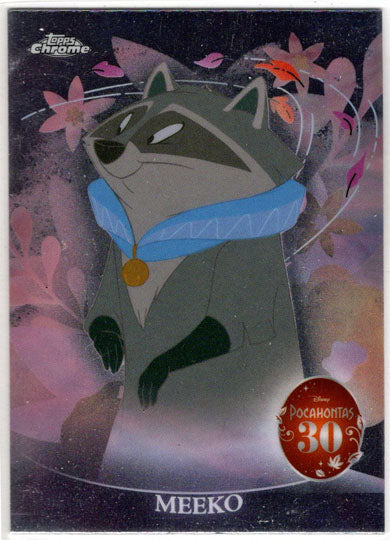 2025 Topps Chrome Disney Pocahontas 30th Anniversary Insert Card PH-2 Meeko