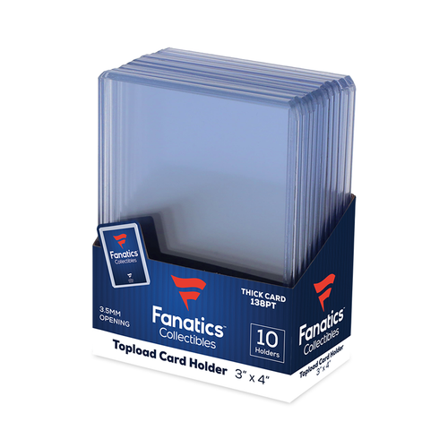 Fanatics Collectibles 138pt Thick Card Top Loader - 10 Count