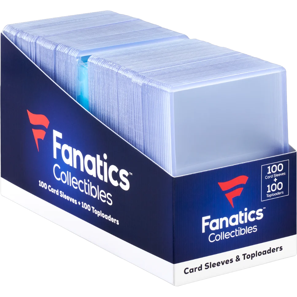 Fanatics Soft Sleeve Top Loader Combo Pack - 100 count